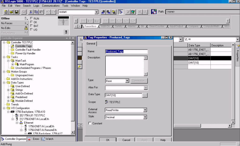 Communication between Controllogix or Compactlogix PLC